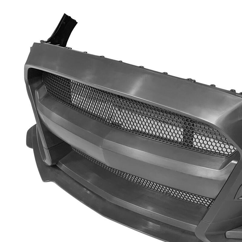 2015-2017 Ford Mustang GT500 Style Front Bumper Polypropylene - BKP-FM15GT500-F