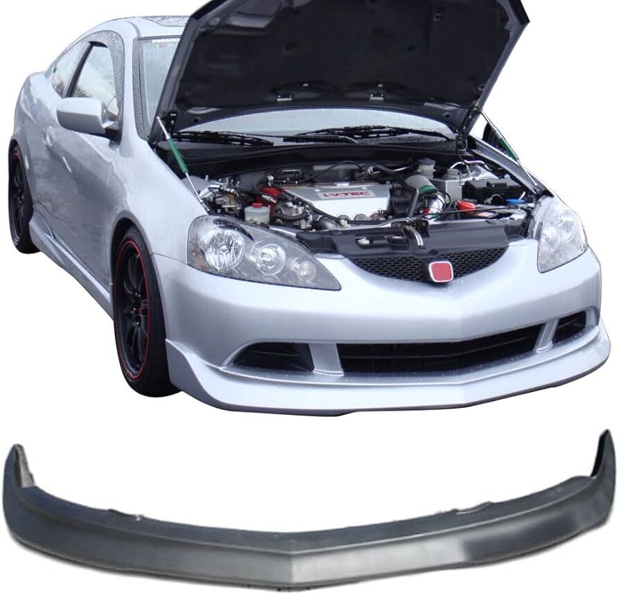 2005-2006 Acura RSX Front Bumper Lip Mugen Style Poly-Urethane