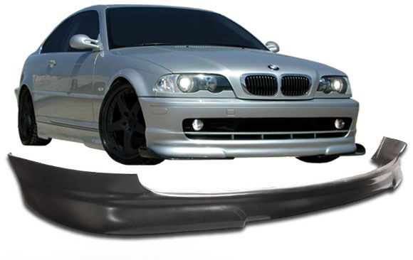 1999-2004 BMW E46 2D Front Bumper Lip Hamann Style Poly-Urethane - BLF-BE462D-PU