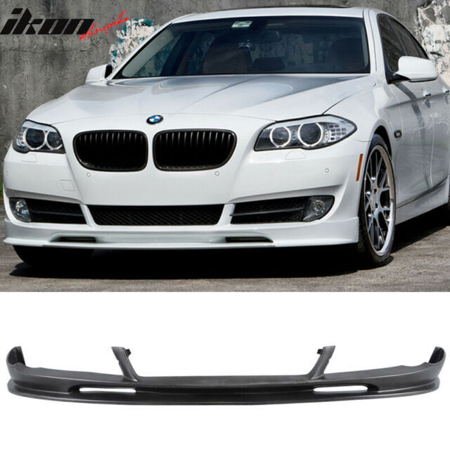 2010-2013 BMW F10 5-Series Front Bumper Lip 3D Style Poly-Urethane