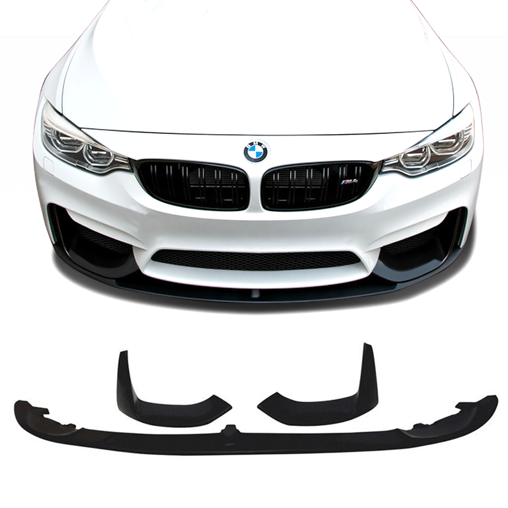 2015-2020 BMW M4 F82 Performance Polyurethane Front Bumper Lip - IKN-BLF-BF82M43P-PU