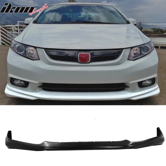 2012 Honda Civic Si/EX/EXL 4DR Modulo Polyurethane Front Bumper Lip