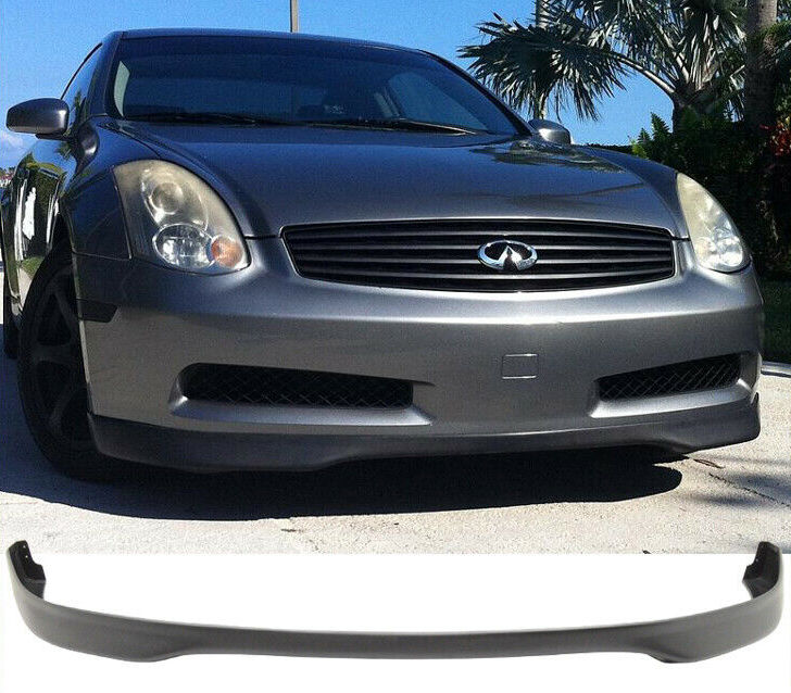 2003-2007 Infiniti G35 2DR Front Bumper Lip Type-R Poly-Urethane - BLF-IG352TR-P