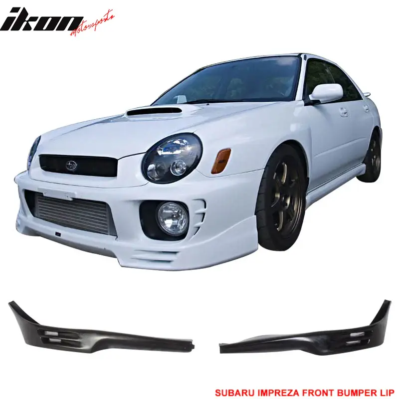 2002-2003 Subaru Impreza WRX Front Lip V2 Style Poly-Urethane 2PC