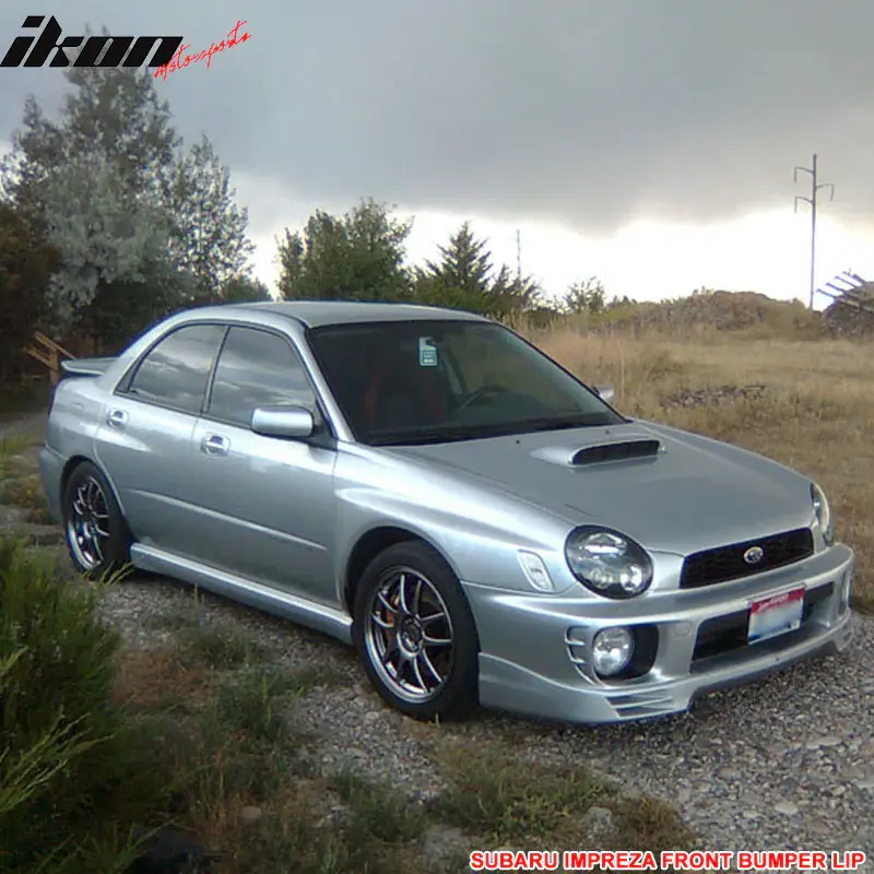 2002-2003 Subaru Impreza WRX Front Lip V2 Style Poly-Urethane 2PC