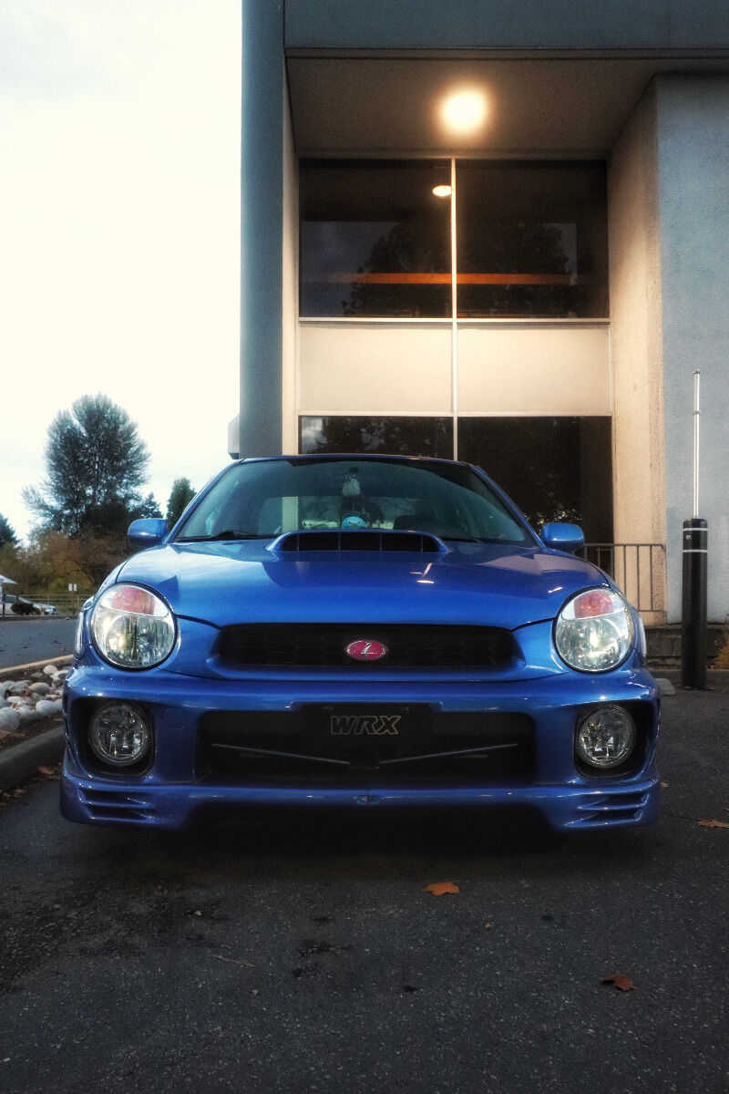 2002-2003 Subaru Impreza WRX Front Lip V2 Style Poly-Urethane 2PC