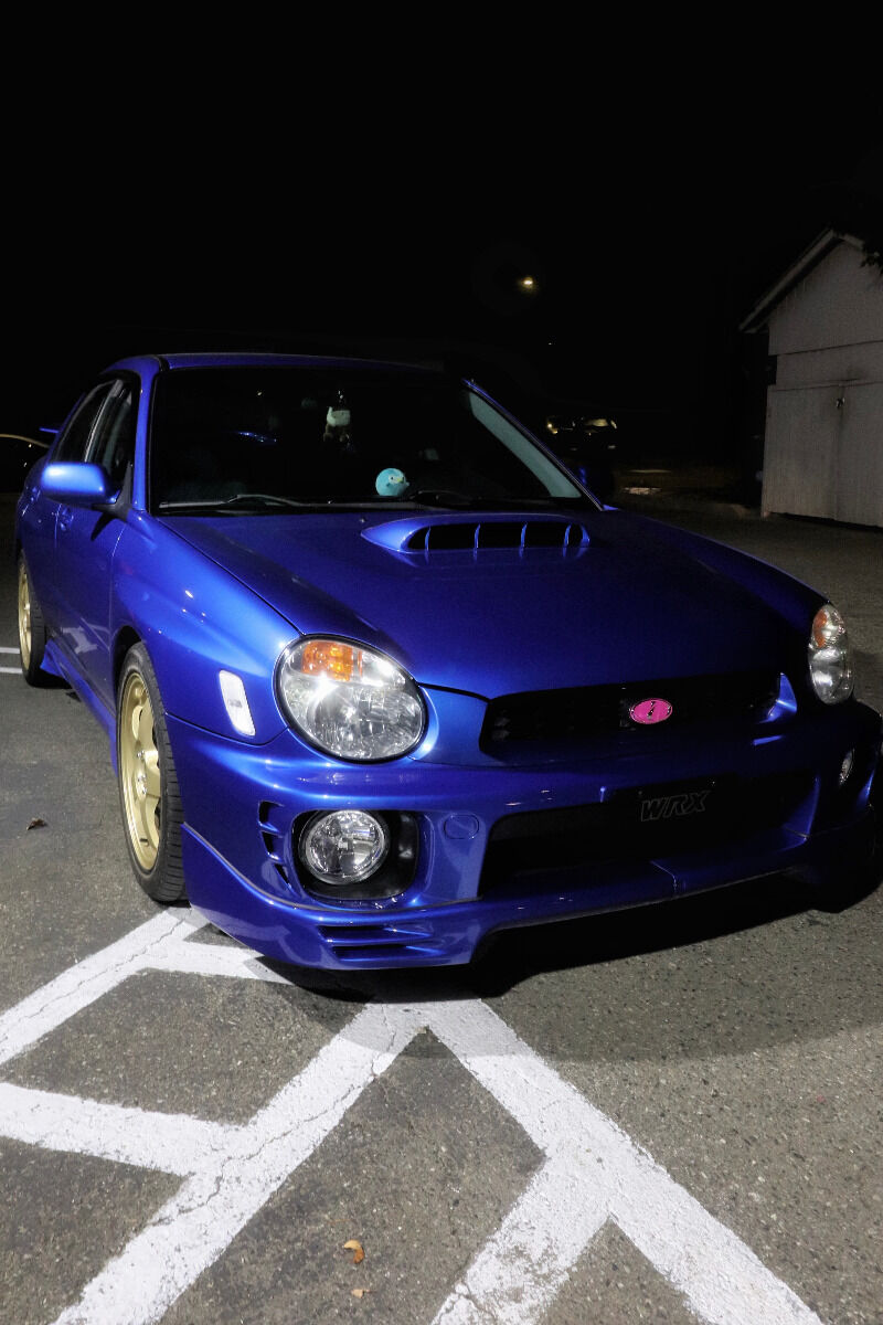 2002-2003 Subaru Impreza WRX Front Lip V2 Style Poly-Urethane 2PC