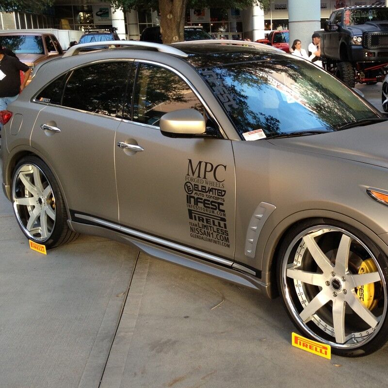 2009-2012 Infiniti FX35 50 Side Skirts Poly-Urethane