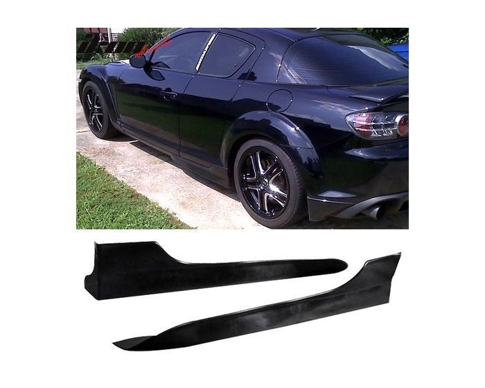 2004-2007 Mazda RX8 Side Skirts OE Style Poly-Urethane