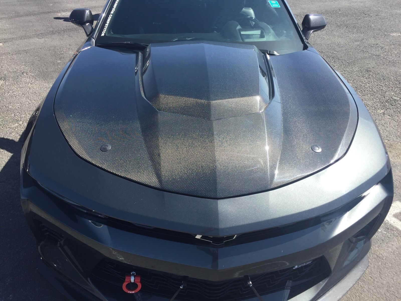 2016-2024 Chevy Camaro Type-AZ Double-Sided Carbon Fiber Hood by Anderson Composites
