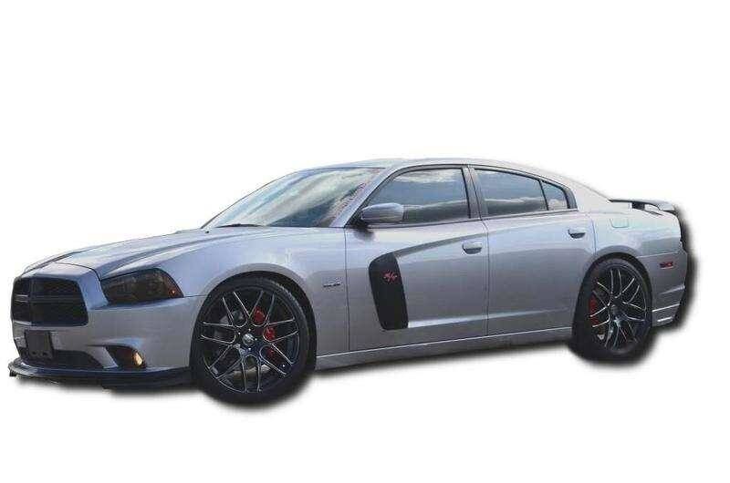 2011-2023 Dodge Charger Premier Style Polyurethane Door Scoops
