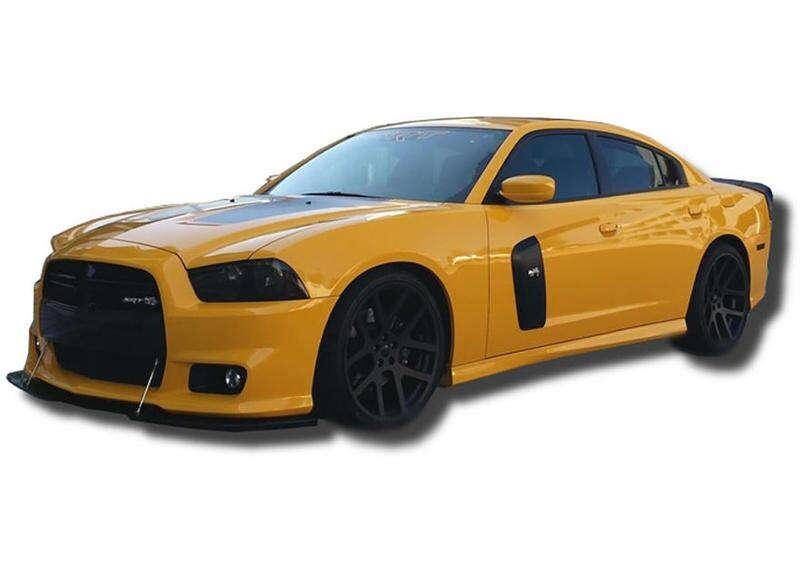 2011-2023 Dodge Charger Premier Style Polyurethane Door Scoops
