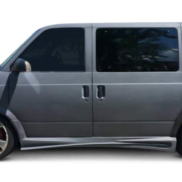 1995-2004 GMC Safari Van Hollywood Style Polyurethane Side Skirts - Pair - 37-22