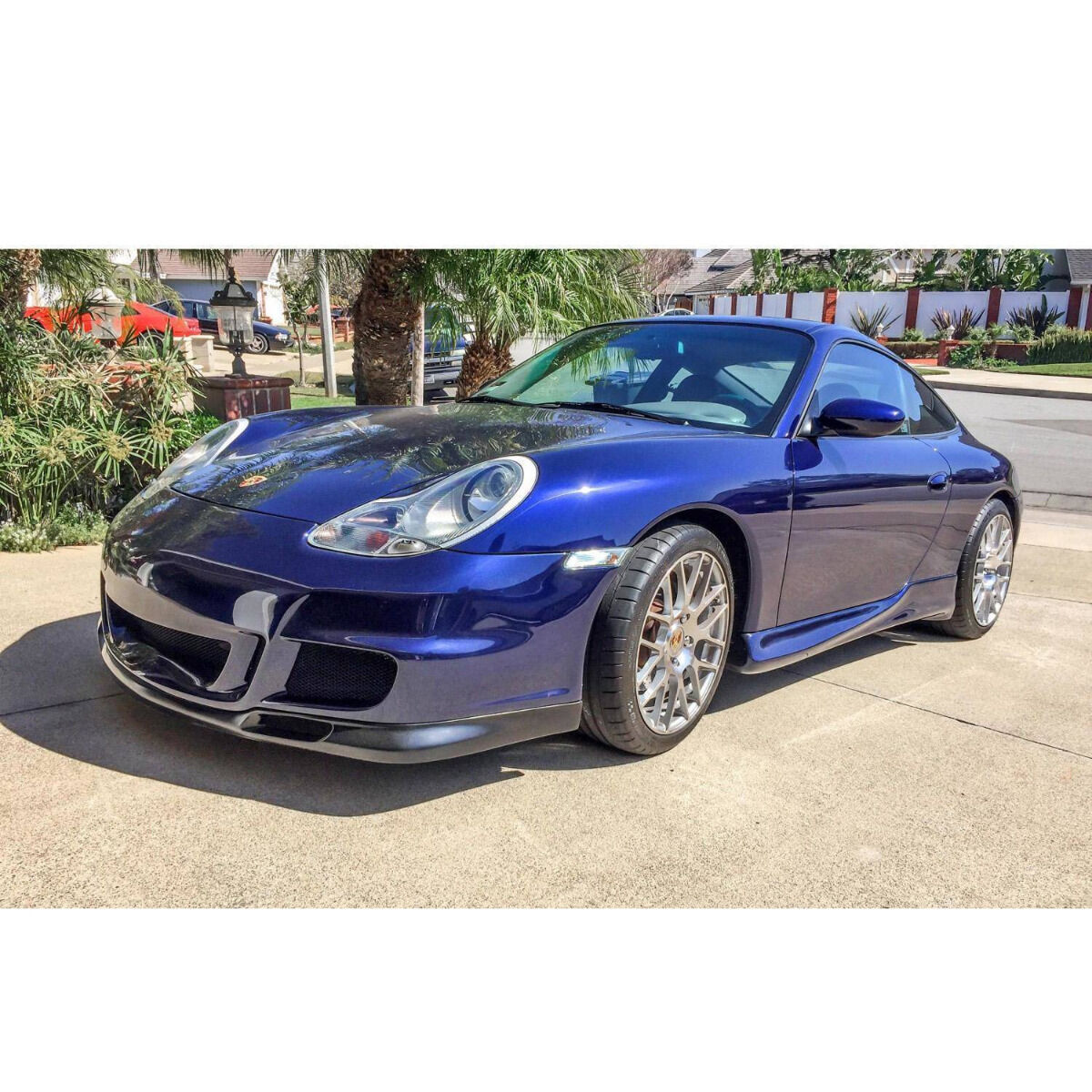 1999-2001 Porsche 996 GT 3 Look Style Polyurethane Front Bumper + Front Lip