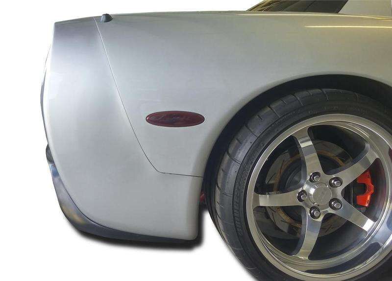 1997-2004 Chevrolet Corvette C5 Stealth Style Polyurethane Rear Diffuser