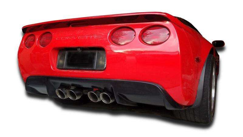 1997-2004 Chevrolet Corvette C5 Stealth Style Polyurethane Rear Diffuser