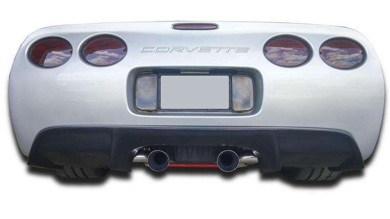 1997-2004 Chevrolet Corvette C5 Stealth Style Polyurethane Rear Diffuser