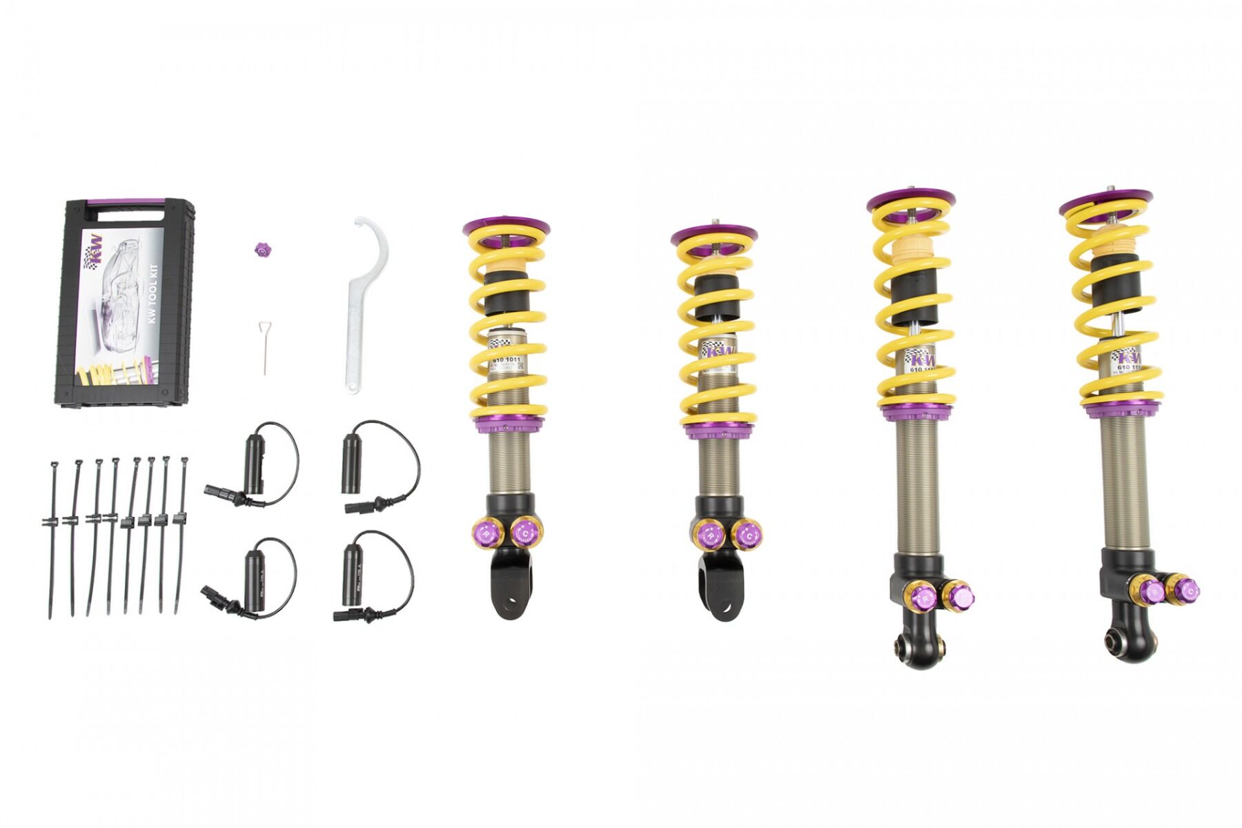 2020-2022 Chevrolet C8 Corvette Stingray KW Coilover Kit V5 Bundle w/ NoseLift - 30961033