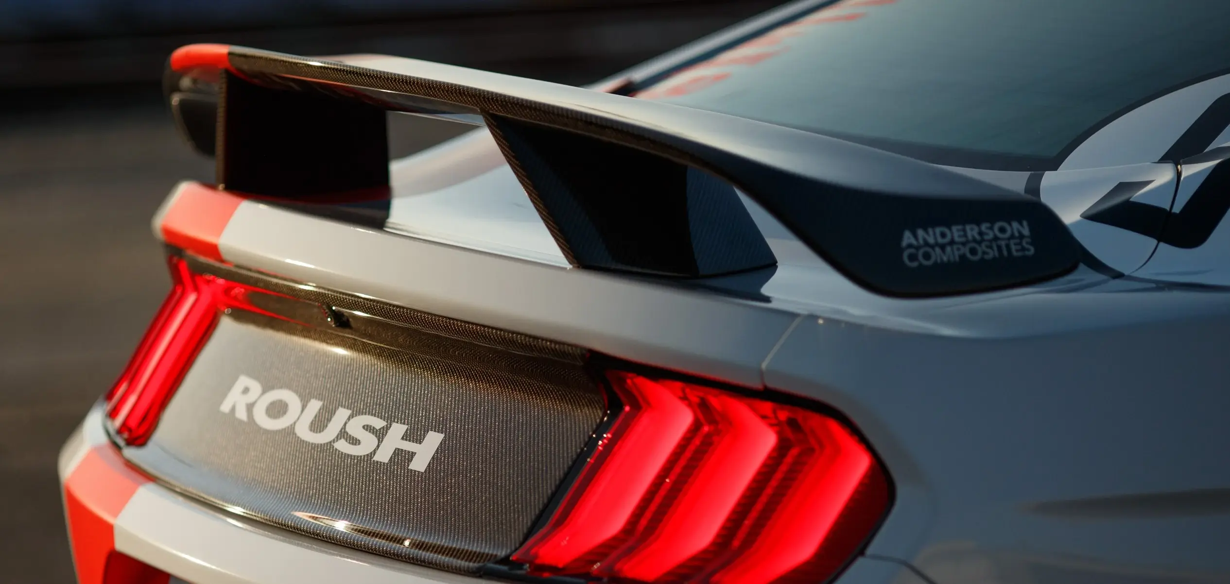 2015-2023 Ford Mustang Type-AT Carbon Fiber Spoiler Wing by Anderson Composites