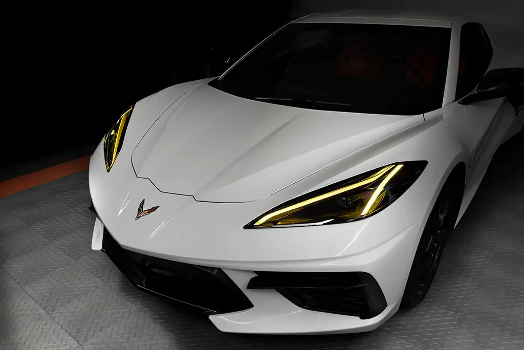 2020-2021 Chevrolet Corvette C8 Oracle RGB+A Headlight DRL Upgrade Kit - ColorSHIFT 2 Controller