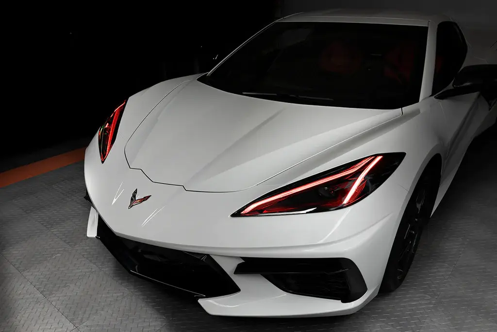 2020-2021 Chevrolet Corvette C8 Oracle RGB+A Headlight DRL Upgrade Kit - ColorSHIFT w/ BC1 Controller