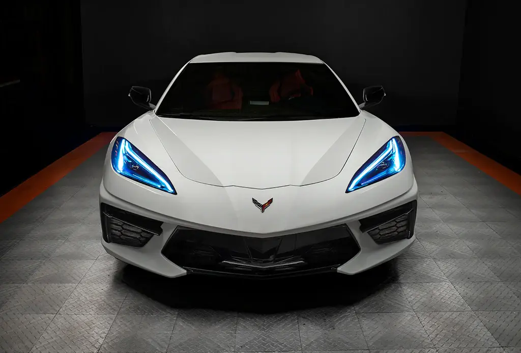 2020-2021 Chevrolet Corvette C8 Oracle RGB+A Headlight DRL Upgrade Kit - ColorSHIFT - RF Controller