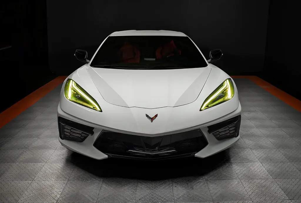 2020-2021 Chevrolet Corvette C8 Oracle RGB+A Headlight DRL Upgrade Kit - ColorSHIFT - RF Controller