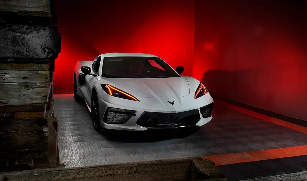 2020-2021 Chevrolet Corvette C8 Oracle RGB+A Headlight DRL Upgrade Kit - ColorSHIFT - RF Controller