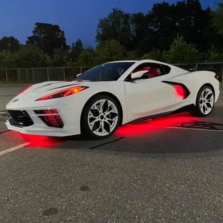 2020-2021 Chevrolet Corvette C8 Oracle RGB+A Headlight DRL Upgrade Kit - ColorSHIFT w/o Controller