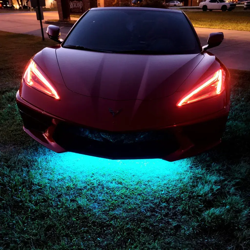 2020-2021 Chevrolet Corvette C8 Oracle RGB+A Headlight DRL Upgrade Kit - ColorSHIFT w/ BC1 Controller