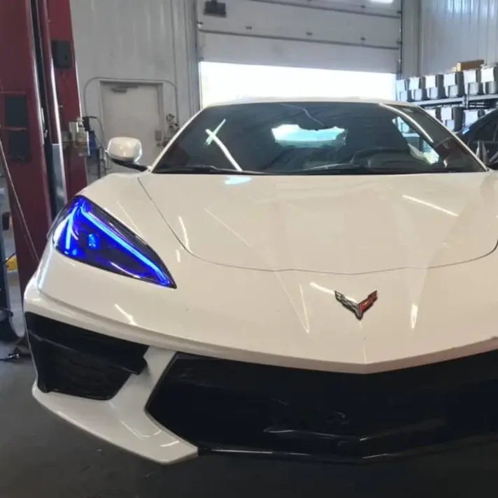 2020-2021 Chevrolet Corvette C8 Oracle RGB+A Headlight DRL Upgrade Kit - ColorSHIFT w/o Controller