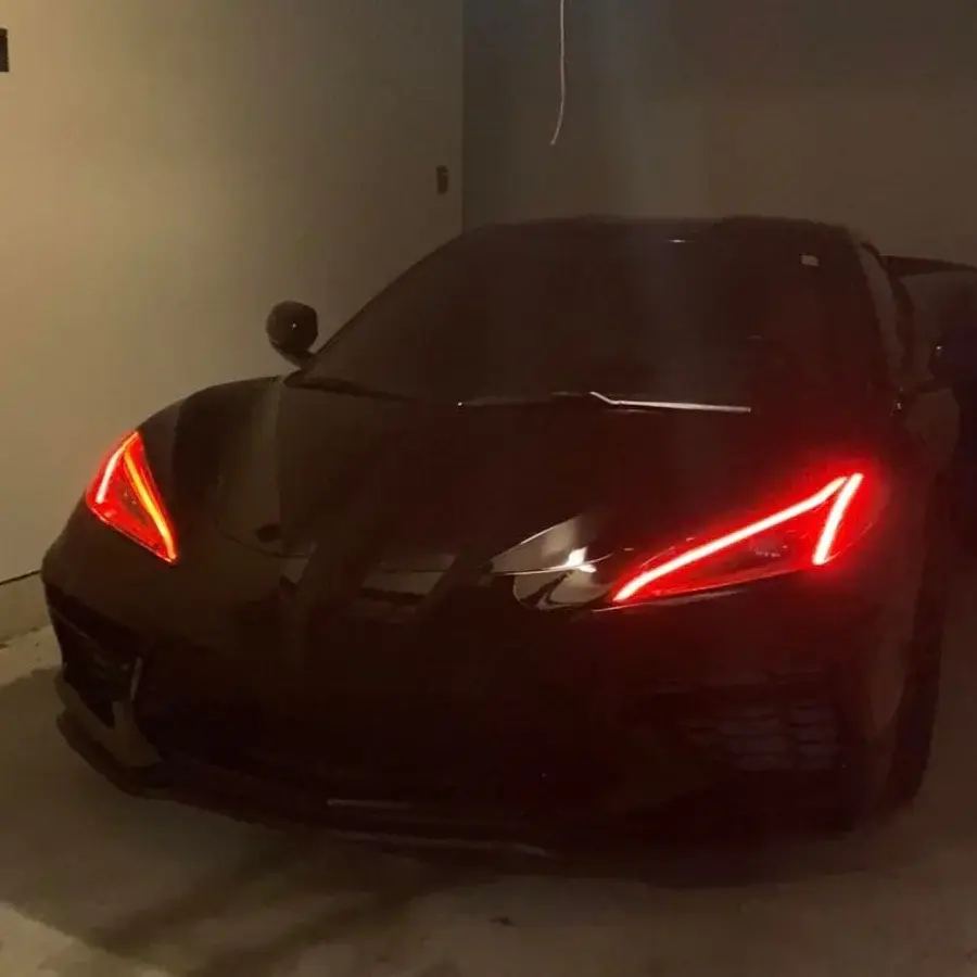 2020-2021 Chevrolet Corvette C8 Oracle RGB+A Headlight DRL Upgrade Kit - ColorSHIFT w/o Controller