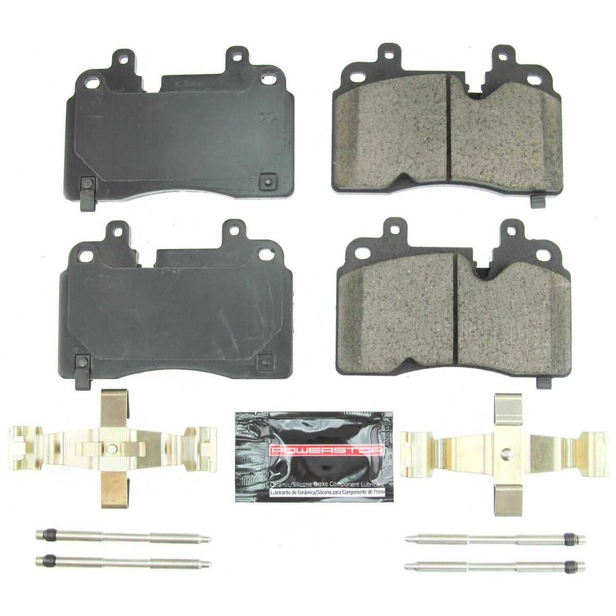 2020-2022 Chevrolet Corvette C8 Base Power Stop Front Z23 Evolution Sport Brake Pads w/Hardware