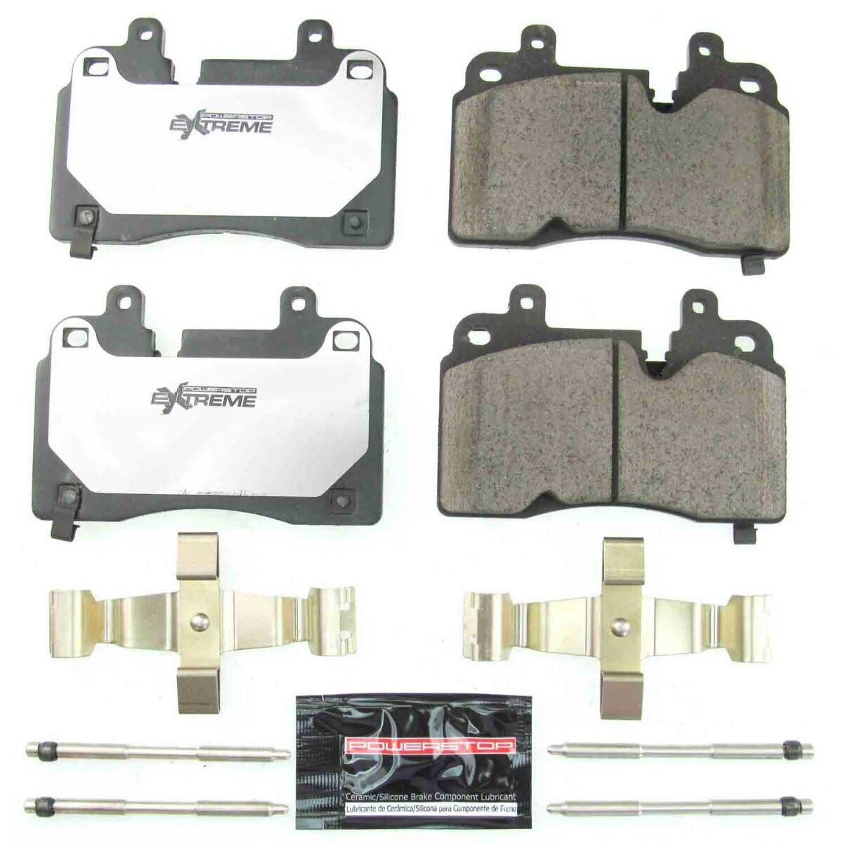 2020-2022 Chevrolet Corvette C8 Z51 Power Stop Front Z26 Extreme Street Brake Pads w/Hardware