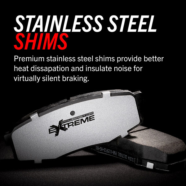 2020-2022 Chevrolet Corvette C8 Z51 Power Stop Front Z26 Extreme Street Brake Pads w/Hardware