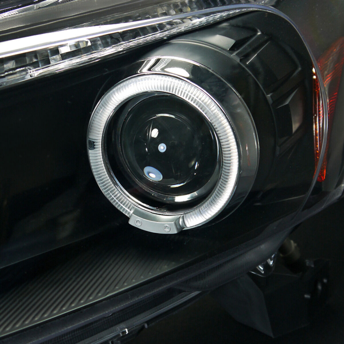 2008-2012 Honda Accord 4DR Sedan Halo Black Projector Headlights