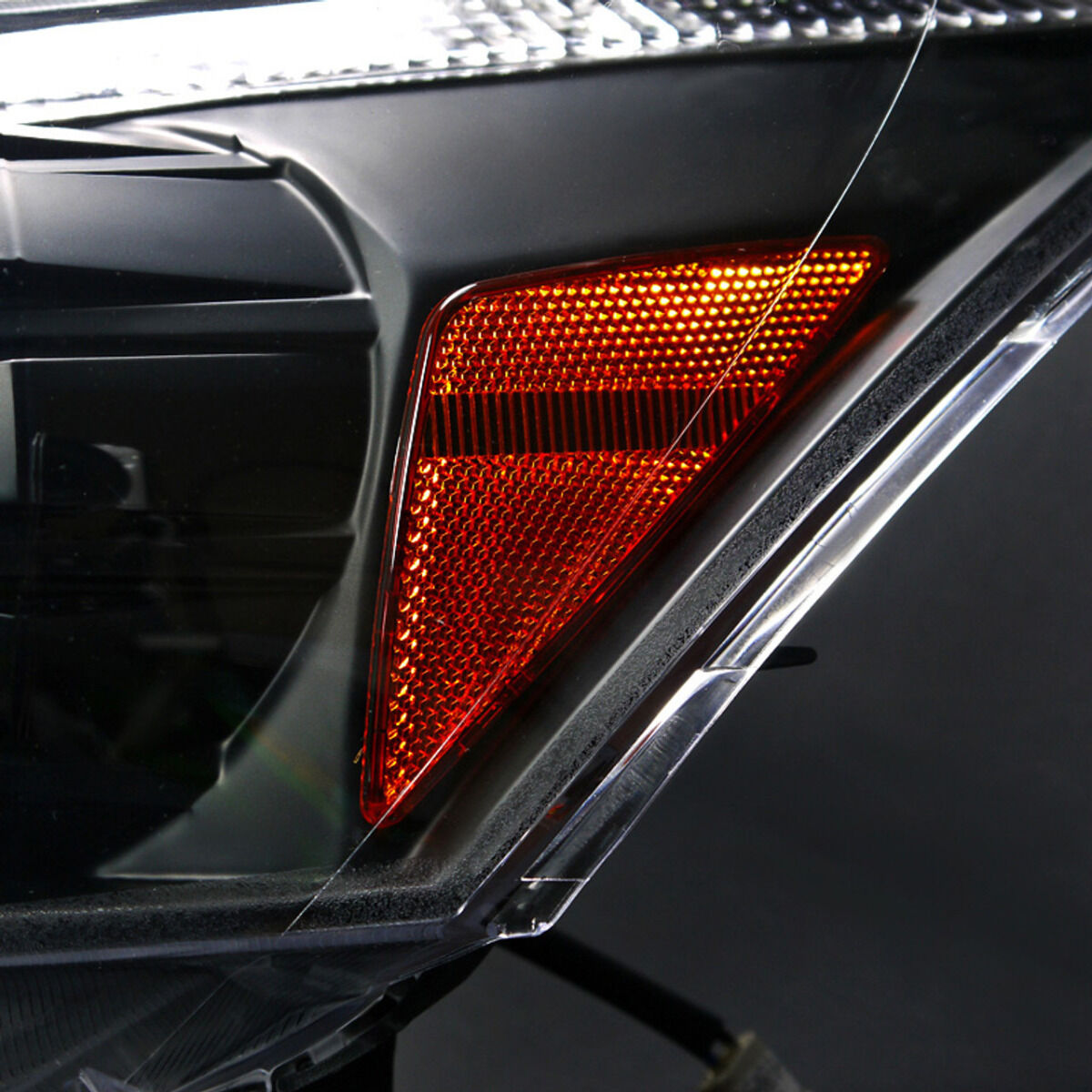 2008-2012 Honda Accord 4DR Sedan Halo Black Projector Headlights