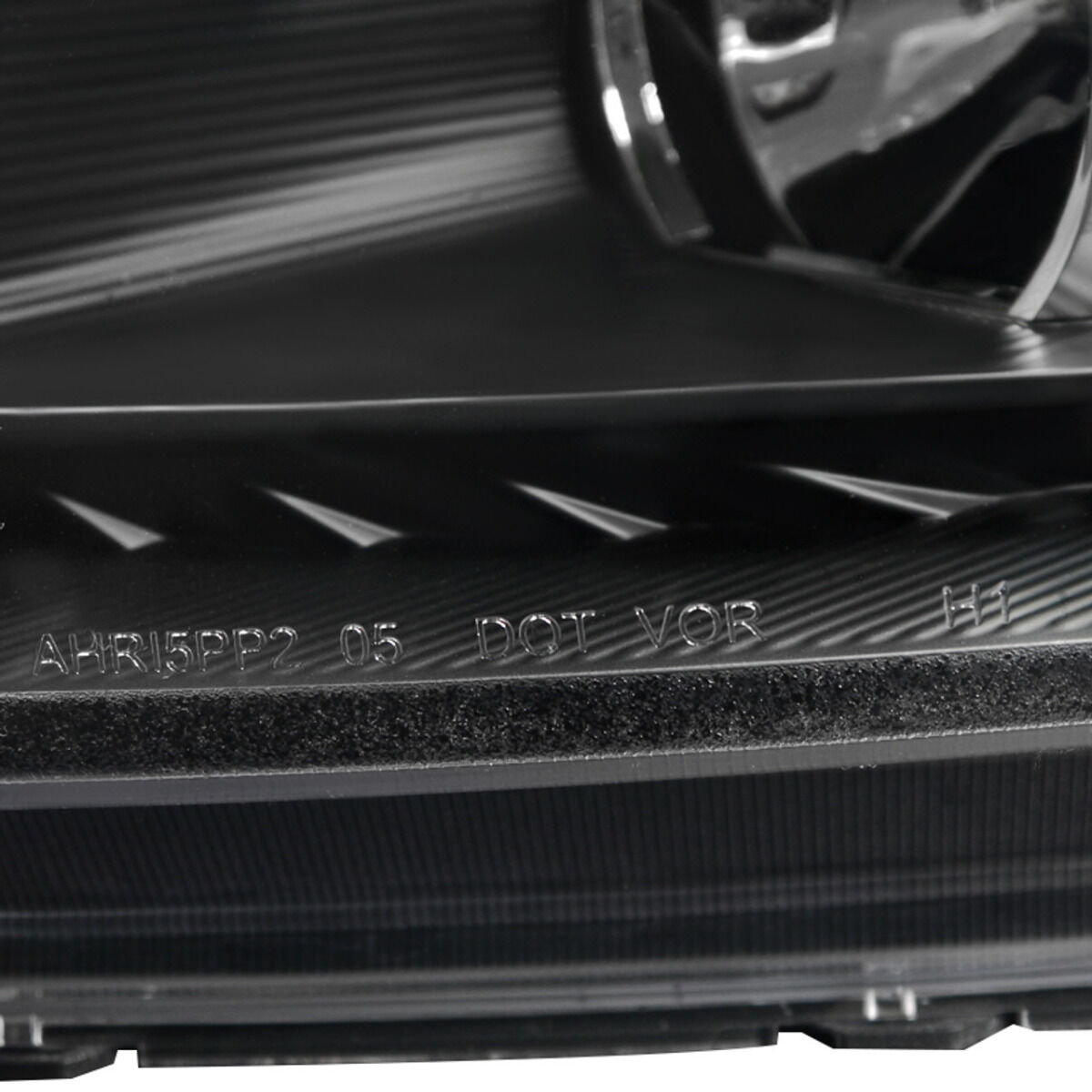 2008-2012 Honda Accord 4DR Sedan Halo Black Projector Headlights