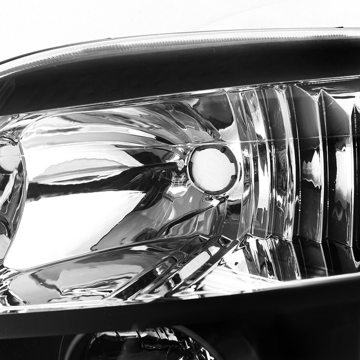 2007-2010 GMC Denali LED DRL Black Projector Headlights