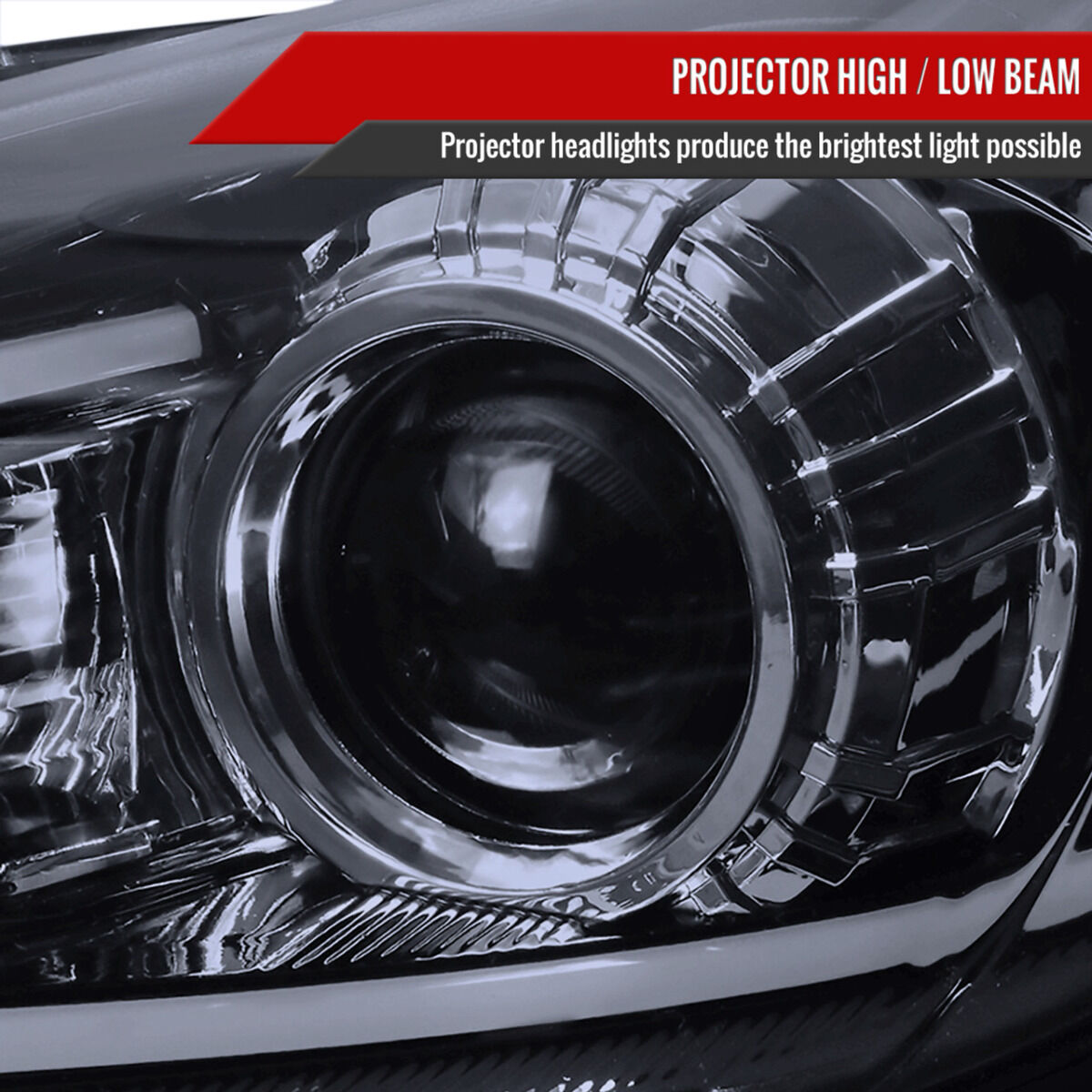 2010-2013 Mazda 3 DRL Black Projector Headlights
