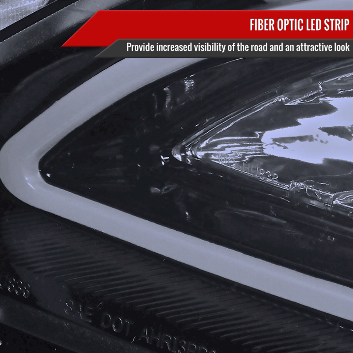 2010-2013 Mazda 3 DRL Black Projector Headlights