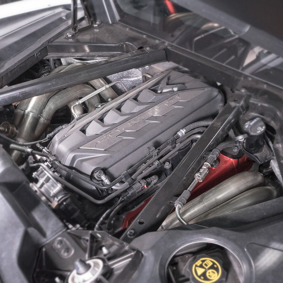 2020-2021 Chevrolet Corvette C8 6.2L Stainless Works Header Kit 2in Primaries 3in Collectors