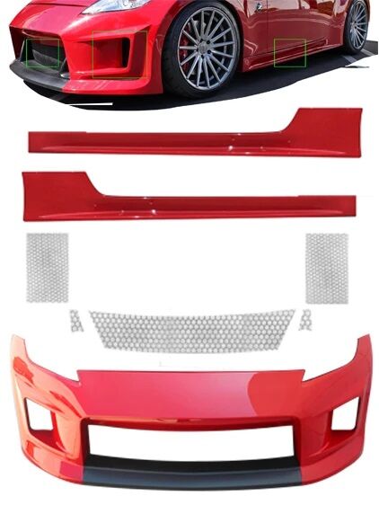 2009-2020 Nissan 370z Coupe Stillen Ground Effects Body Kit 4PC