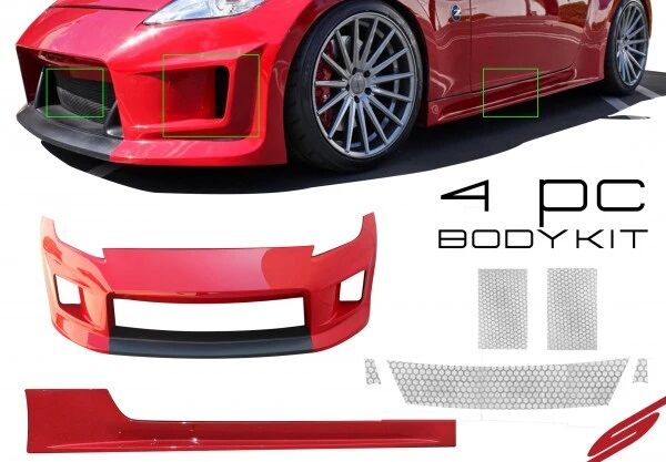 2009-2020 Nissan 370z Coupe Stillen Ground Effects Body Kit 4PC