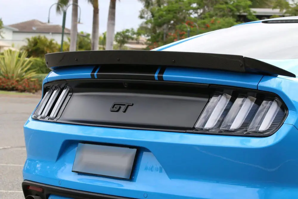 2015-2023 Ford Mustang Type-ST Carbon Fiber Spoiler w/Wickerbill by Anderson Composites