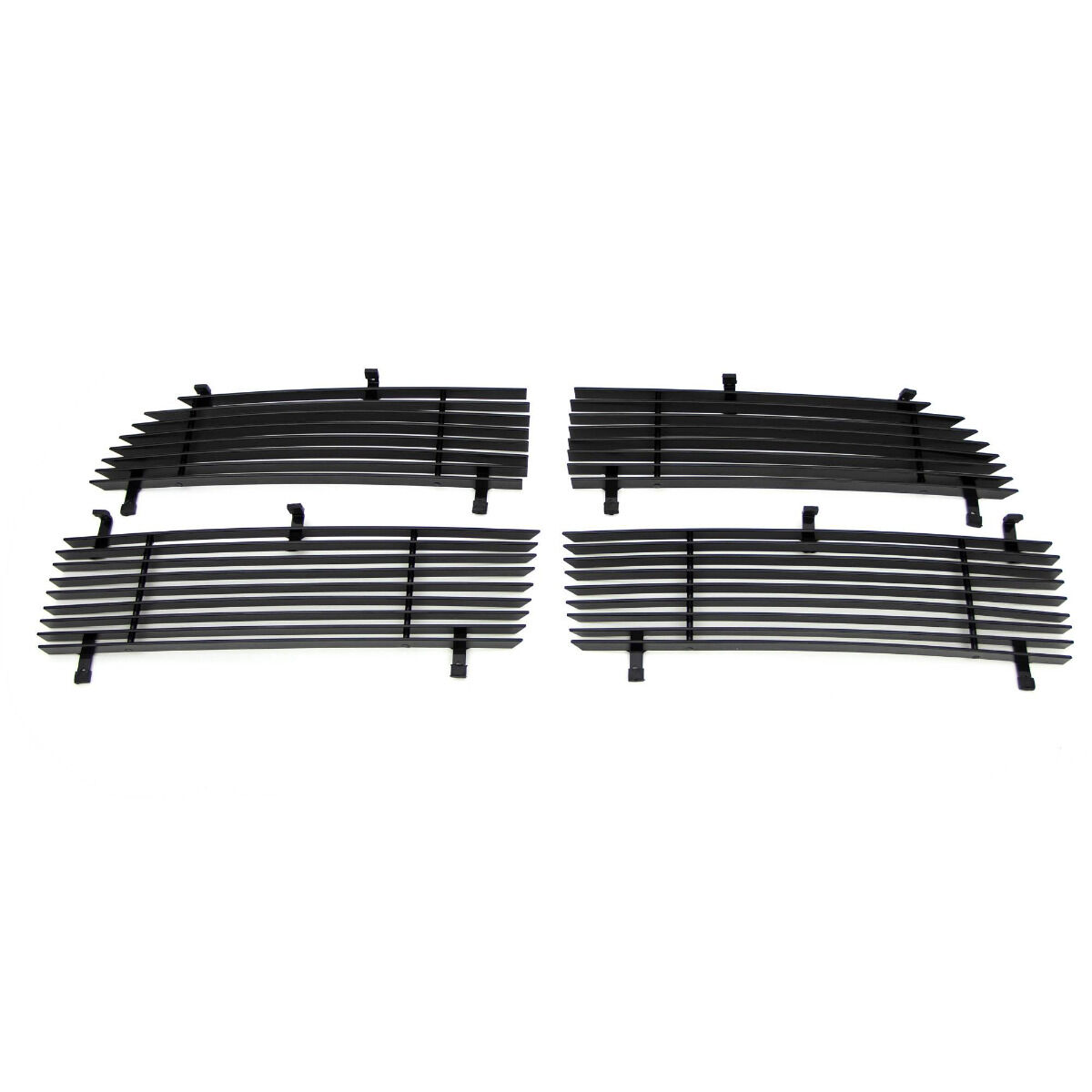 Ram 2500/3500 Grille 13-18 Dodge Ram 2500/3500 Aluminum Black 4 Piece Billet Series T-REX Grilles
