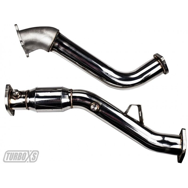 TurboXS Exhaust Downpipe with High Flow Cat for 2002-2007 Subaru Impreza WRX Turbo