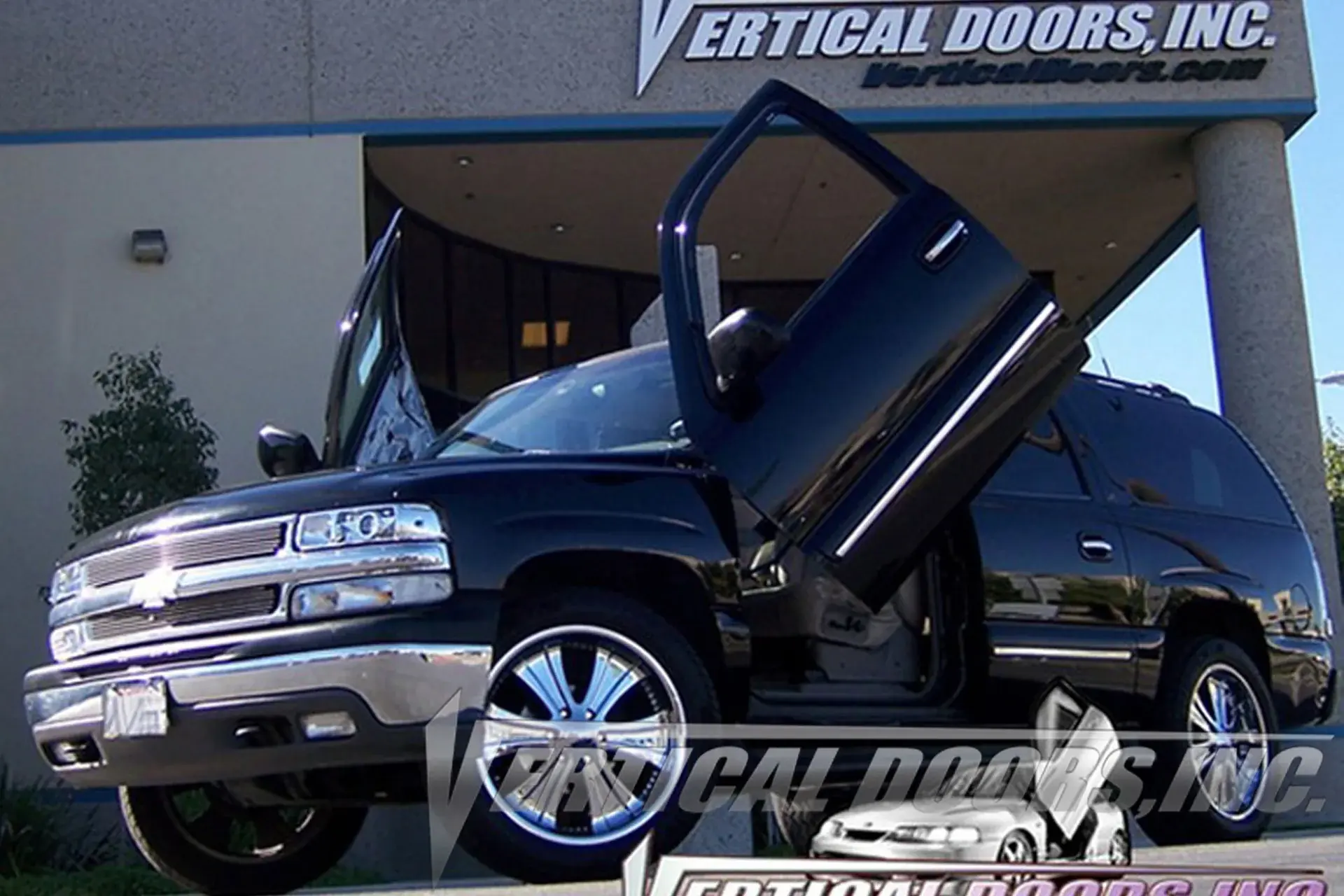 2000-2006 Chevy Suburban Bolt-On Vertical Lambo Door Conversion Kit