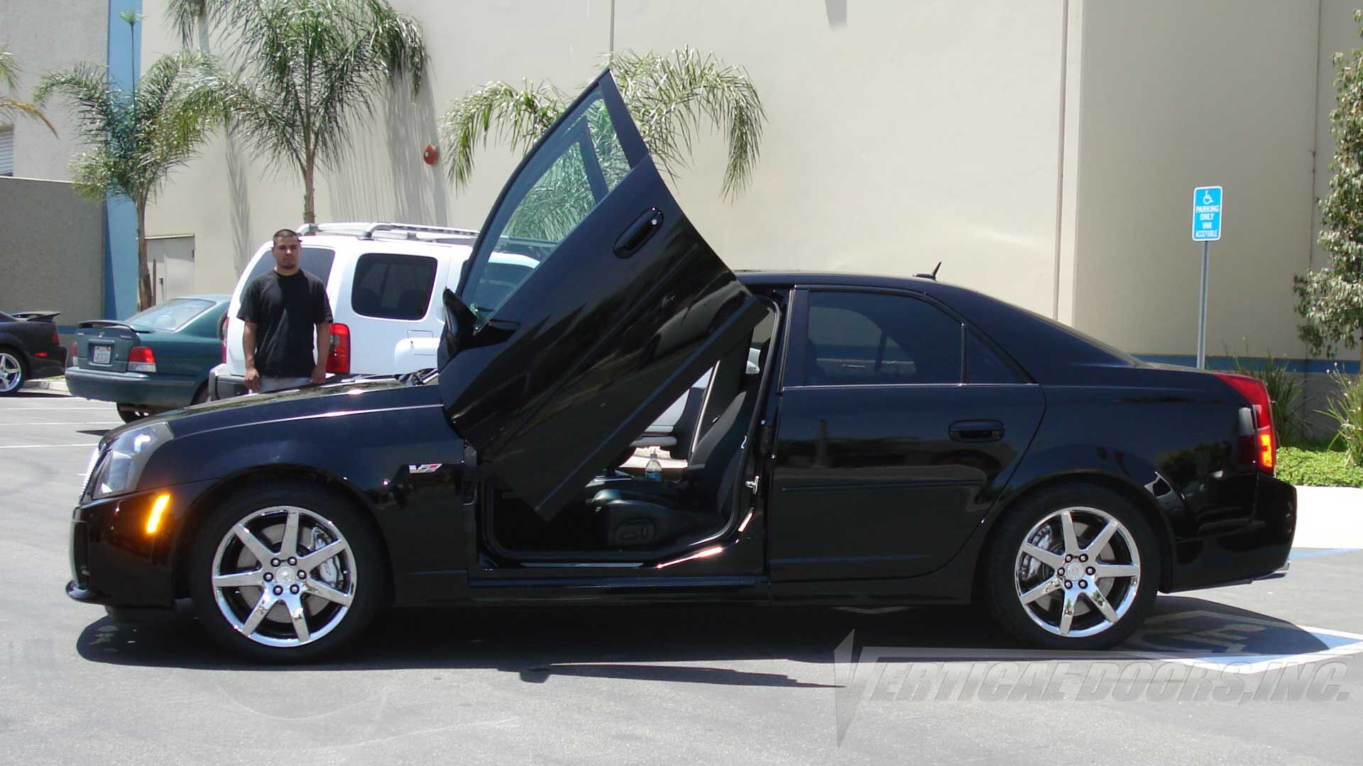 2003-2007 Cadillac CTS Bolt-On Vertical Lambo Door Conversion Kit