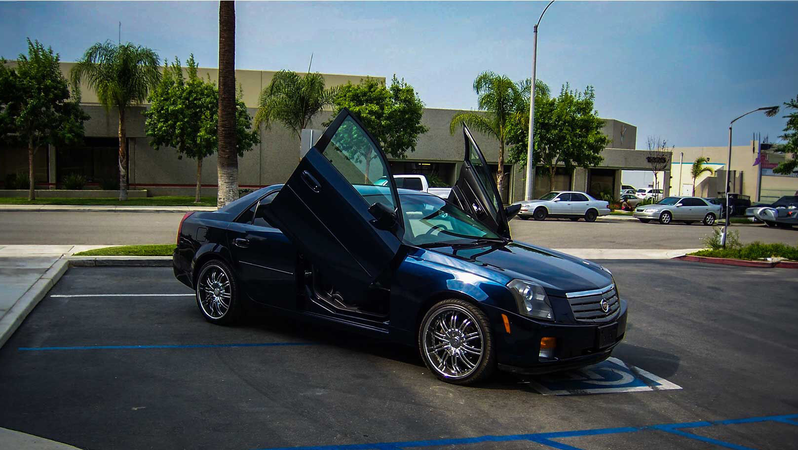 2008-2013 Cadillac CTS Bolt-On Vertical Lambo Door Conversion Kit - VDI-VDCCADCTS0810